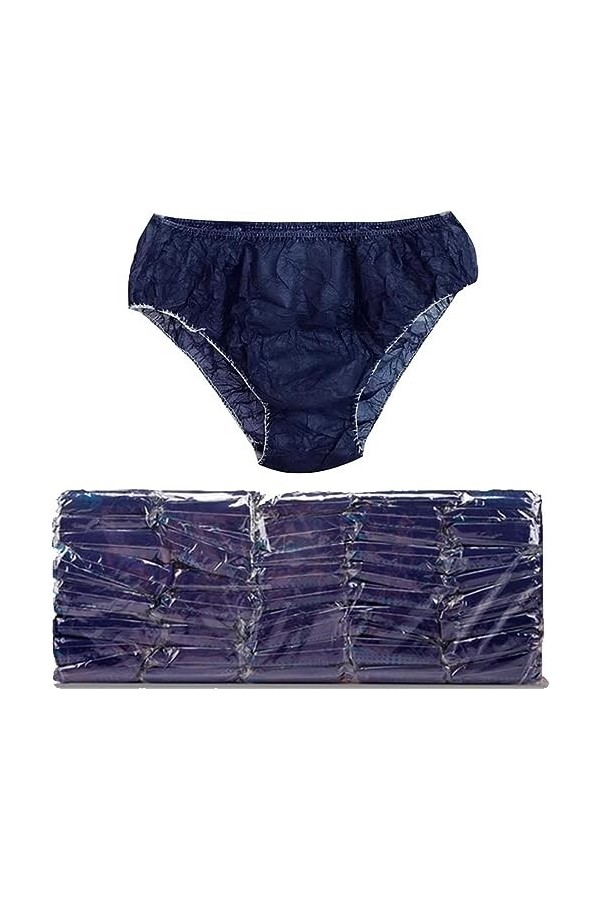 Usage quotidien Slips Non tissés jetables for femmes, culotte en maille élastique avec impression de papier, hôtel Spa, séjou