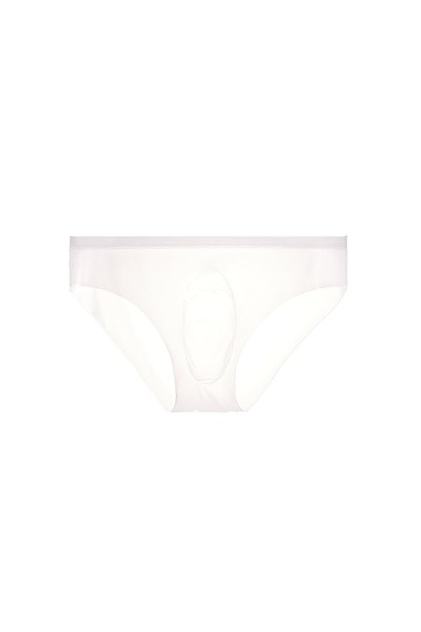 3D Punch Glace Soie Hommes sous-Vêtements sans Couture en Nylon Mémoires Ultra-Mince Gay Sexy sous-Vêtements Poche L-3XL Col