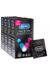 Durex YOU & ME - 10 Préservatifs - Retardant et Stimulant