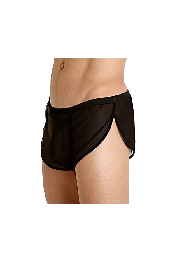 Lingerie Sexy Femme Coquine Hot Grande Taille 2023 sous-vêtements Sexy pour Hommes Mesh Respirant Underpants Mens Mesh Shorts