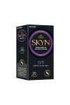 Skyn Elite : Lot de 20 Préservatifs sans latex Skynfeel pour Homme / Taille Régulière, Ultra-Fins et Doux, Forme Droite et Li