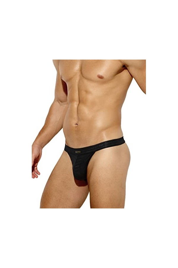 Arjen Kroos Homme String Thong Respirant Confortable sous-vêtements Slip Tanga Thong G-String