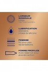 Durex NUDE XL - 8 Préservatifs Homme Fins et Extra Larges Conçus pour des Sensations Maximales