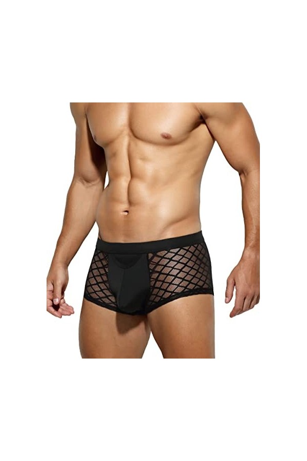 Casey Kevin Homme Tanga String Sexy sous-Vêtements Dentelle Gay G-String Taille Basse T-Back Thong