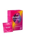 Durex PLEASURE ME - 20 Préservatifs Perlés et Nervurés