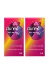 Durex PLEASURE ME - 20 Préservatifs Perlés et Nervurés