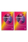 Durex PLEASURE ME - 20 Préservatifs Perlés et Nervurés