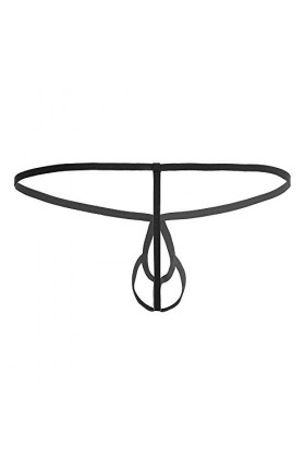 EROSPA® String intégral pour homme, taille unique S-XL , noir