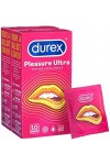 Durex PLEASURE ULTRA - 32 Préservatifs - Texture Ultra Perlée - Lot de 2 x 16 unités
