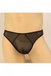 KHUFUZI Lot de 4&nbsp;sous-vêtements sexy, styles en maille pour, homme, lingerie respirante, transparents, cadeau pour un ami, Lo