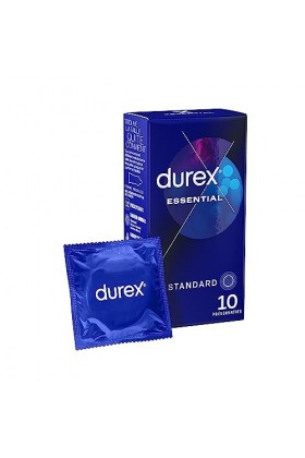 Durex ESSENTIAL - 10 Préservatifs Extra Lubrifiés – Confort et Sécurité