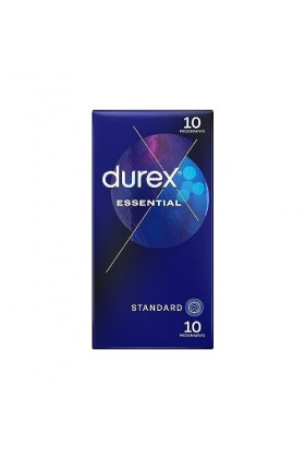 Durex ESSENTIAL - 10 Préservatifs Extra Lubrifiés – Confort et Sécurité