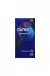 Durex ESSENTIAL - 10 Préservatifs Extra Lubrifiés – Confort et Sécurité