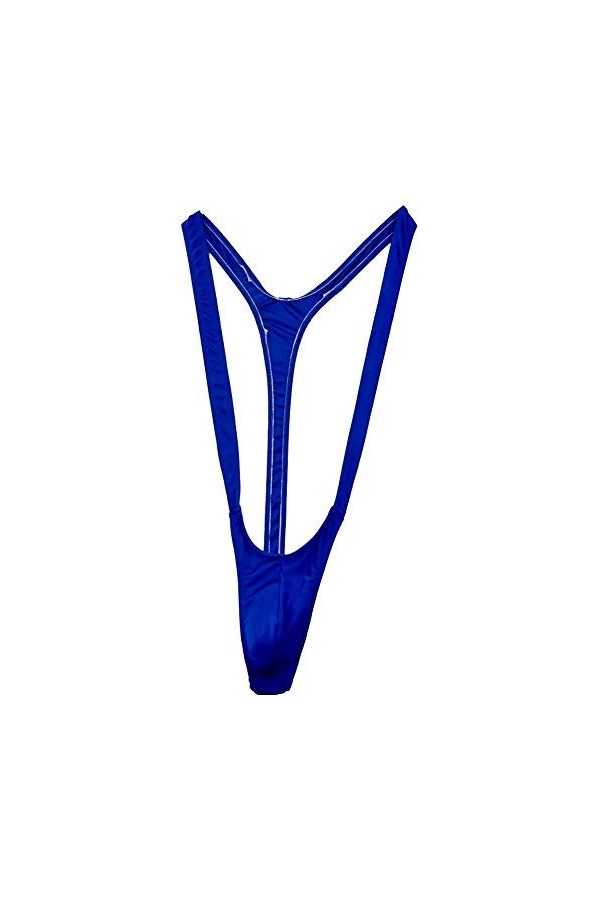 Creamlin Body pour homme - Style Borat - En V - Élastique - Sexy - Avec strap, vert, taille unique