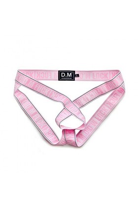 String Sexy pour Hommes, Personnalité Creuse Jockstrap O-Ring Gay Taille Basse Serré sous-vêtement Lanière élastique M/L/XL/X