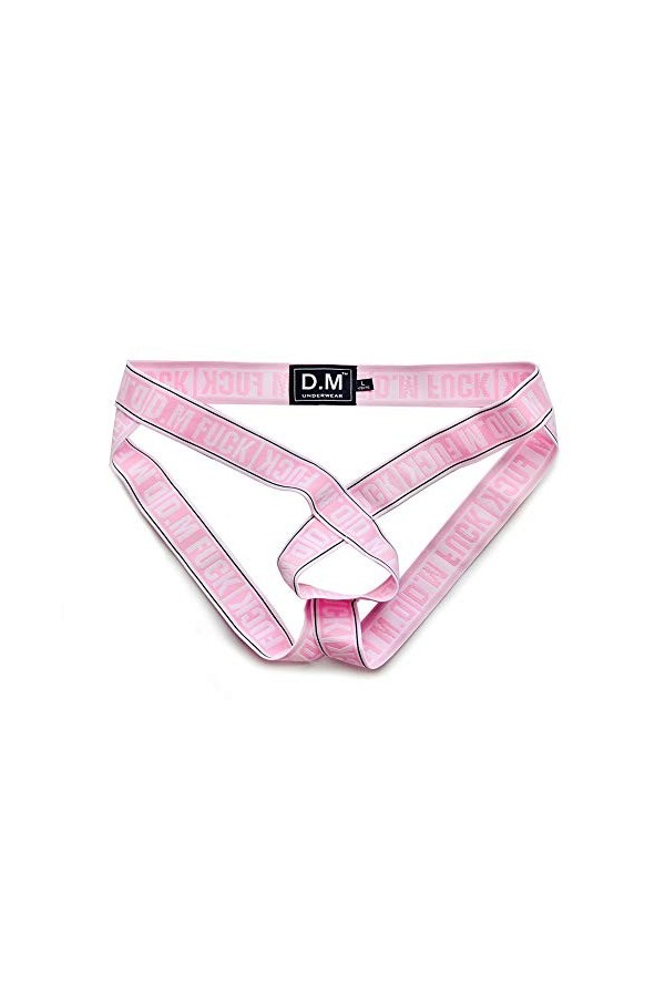 String Sexy pour Hommes, Personnalité Creuse Jockstrap O-Ring Gay Taille Basse Serré sous-vêtement Lanière élastique M/L/XL/X