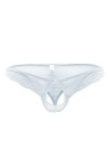 VemeFufu String Sexy C String G Dentelle Slip Tanga Hommes Sous-vêtements érotiques Ouvert sur le Frontal Hommes Chaud Taille