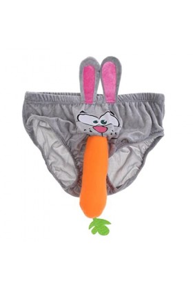chiwanji Hommes Slip Lapin Carotte sous-vêtement Drôle Cadeau pour Enterrement