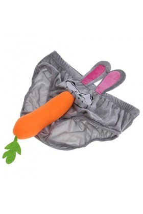 chiwanji Hommes Slip Lapin Carotte sous-vêtement Drôle Cadeau pour Enterrement