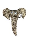 Creamlin Hommes Sexy Elephant Underwear Pouch Briefs Thongs Funny G-String Lover Gift Rouge 