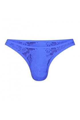 Kashyke String Sexy Homme Coquine Hot String en Dentelle pour Hommes Culotte de Sexe Culotte en T Transparente pour Hommes so