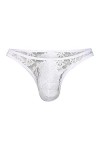 Kashyke String Sexy Homme Coquine Hot String en Dentelle pour Hommes Culotte de Sexe Culotte en T Transparente pour Hommes so