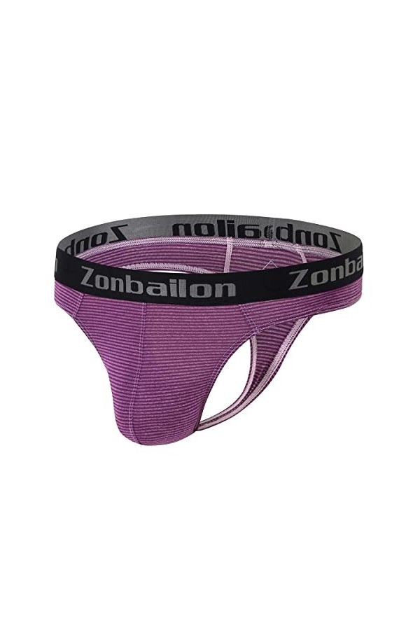 ZUOLAIYIN String string pour homme - Grand sac - String sexy avec bulge - Sous-vêtements pour homme - String hipster élasthan