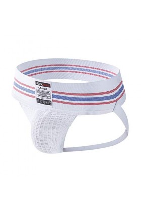 JOCKMAIL Sexy Homme Jock Sangle de Jock Sangle Souporter Strings et G Strings Large Ceinture Sexy sous-vêtements Slip 7 Coule