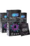 Durex PERFECT GLISS - 30 Préservatifs Extra Lubrifiés Silicone - Lot de 3 x 10 unités
