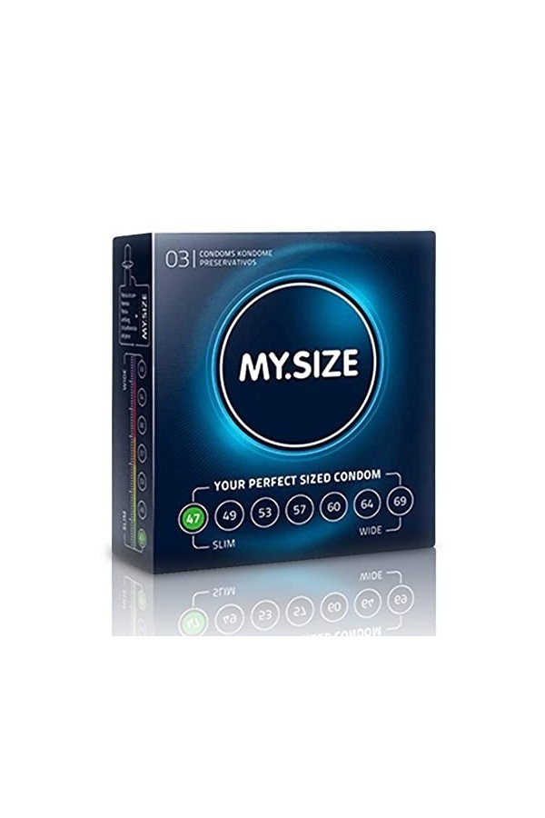 My.Size Lot de 10 préservatifs taille 2 49 mm