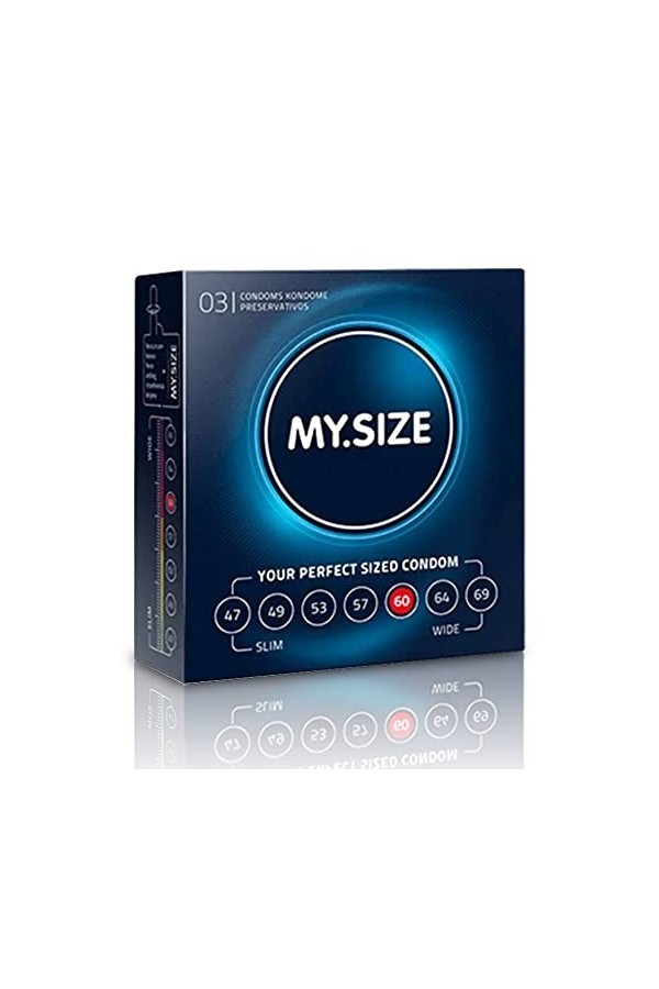 My.Size Lot de 10 préservatifs taille 2 49 mm