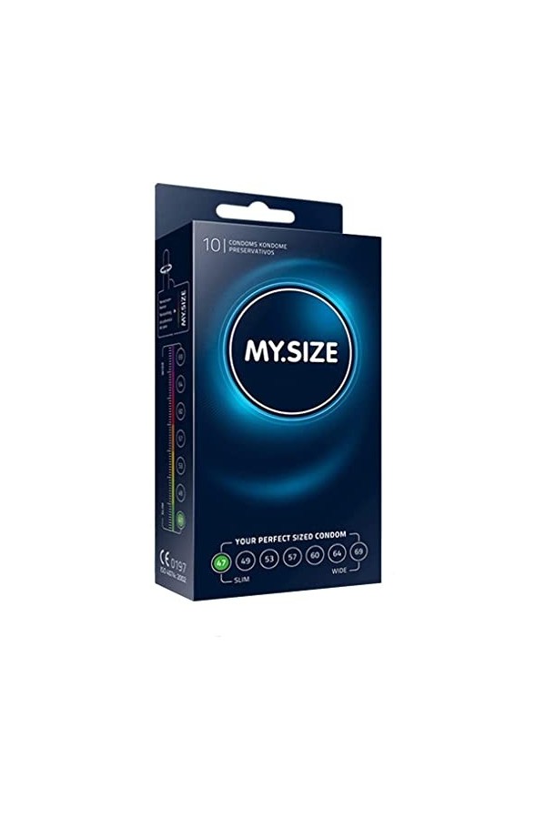 My.Size Lot de 10 préservatifs taille 2 49 mm