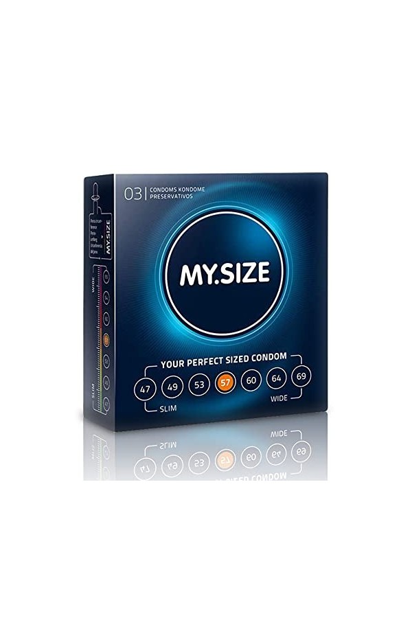 My.Size Lot de 10 préservatifs taille 2 49 mm