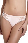 String Tanga satiné avec guipures Wish Noir