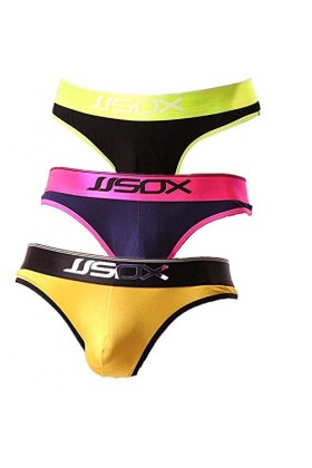 CSMARTE String sexy pour homme avec dos en T,L,Mélange de 5.