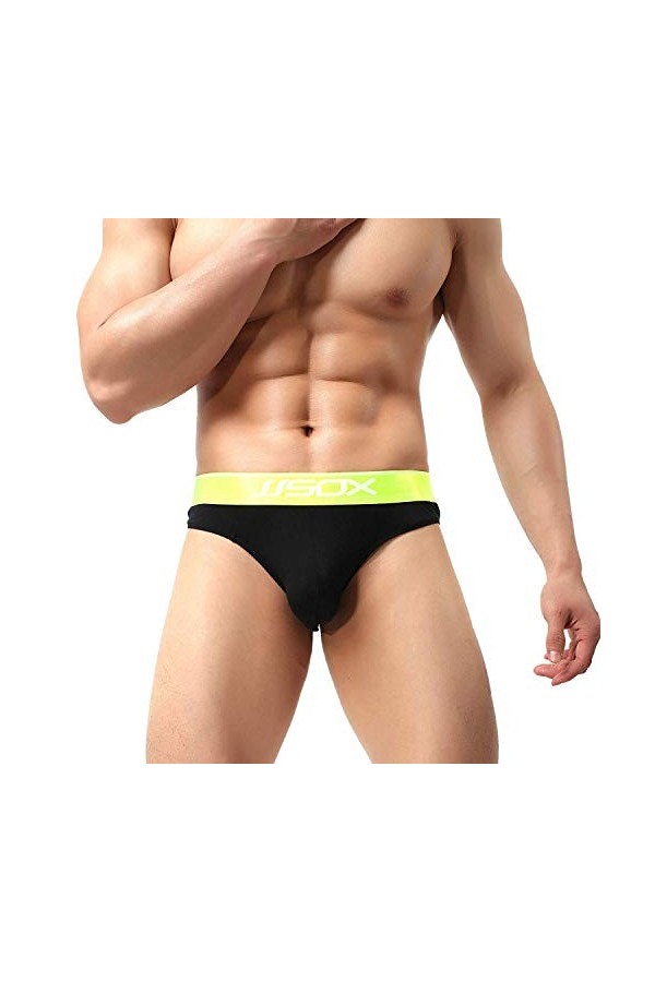 CSMARTE String sexy pour homme avec dos en T,L,Mélange de 5.