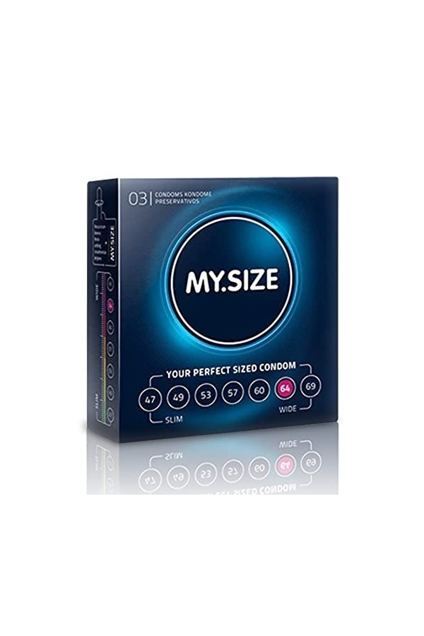 My.Size Lot de 10 préservatifs taille 2 49 mm