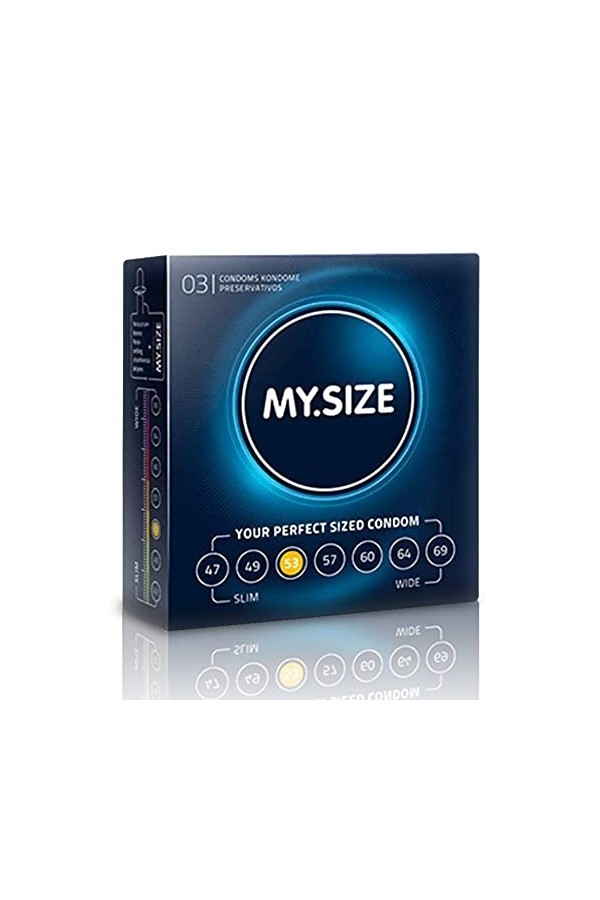 My.Size Lot de 10 préservatifs taille 2 49 mm