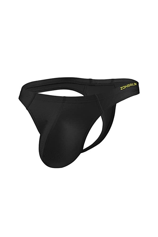 ZUOLAIYIN String Sexy pour Homme avec Grande Poche - Dos en T - Taille M L XL XXL, 1 pièce - Bleu, M