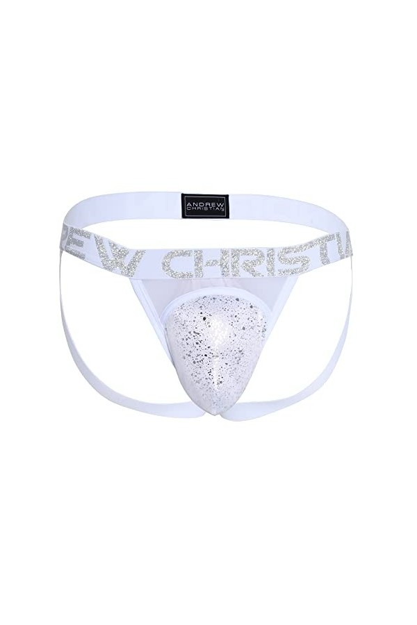 Andrew Christian Snow Sheer Arch Jock/jock/jock/jock/presque nu, Whtsl, X-Large