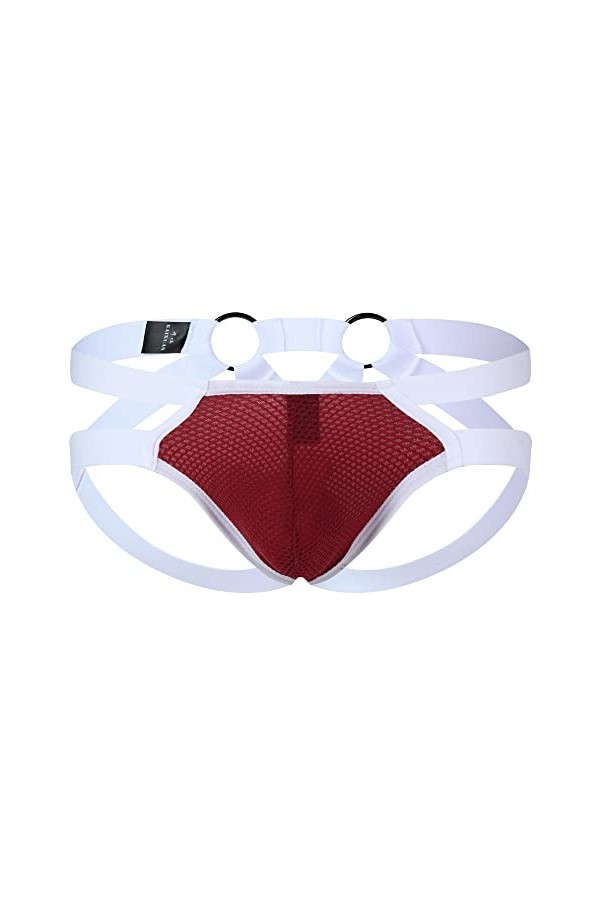 AIEOE Tanga Homme String pour Homme Sexy G-String Slips sous-vêtements Taille Basse Confortable T-Back Thong Briefs XL