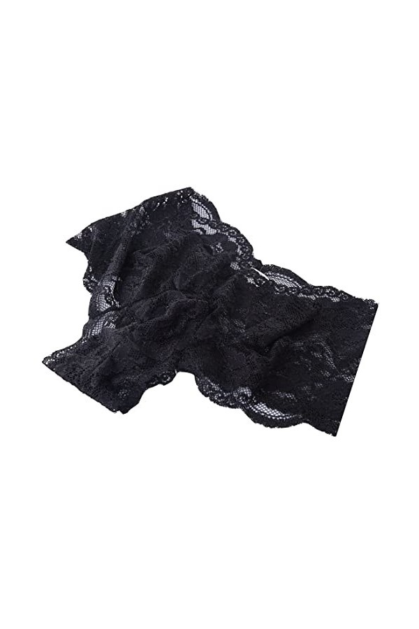 Mankini sexy en dentelle pour homme - String amusant - Boxer triangle - Taille basse - Extensible - Culotte bikini, 1 pièce B