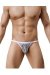 Casey Kevin Homme Tanga String Sexy sous-Vêtements Dentelle Gay G-String Taille Basse T-Back Thong