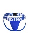 Andrew Christian sous-vêtement Homme Almost Naked® Power Rib Jock Royal - Taille XL
