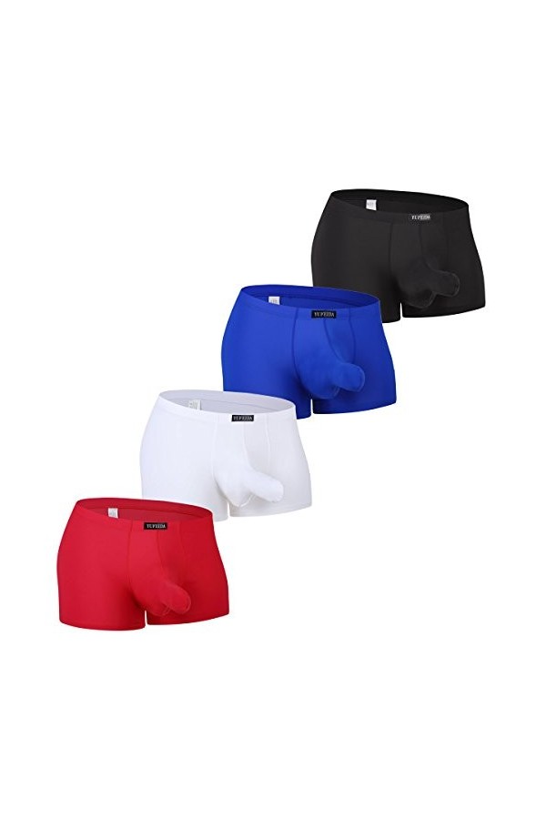 YUFEIDA Homme String Slips Sexy Tangas pour Homme Motif Camouflage Taille Basse Confort Culotte Bikini Briefs Lot