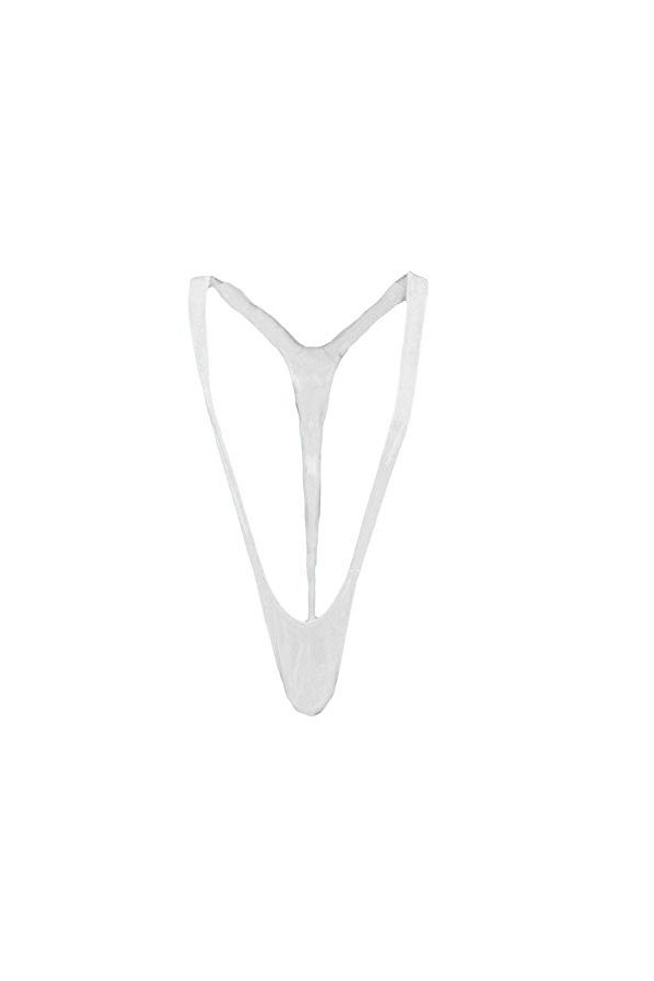 Creamlin Body à bretelles et bretelles réglables en V pour homme, Orange, taille unique