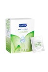 Durex NATURAL - 10 Préservatifs Fins et Lubrifiés à base deau
