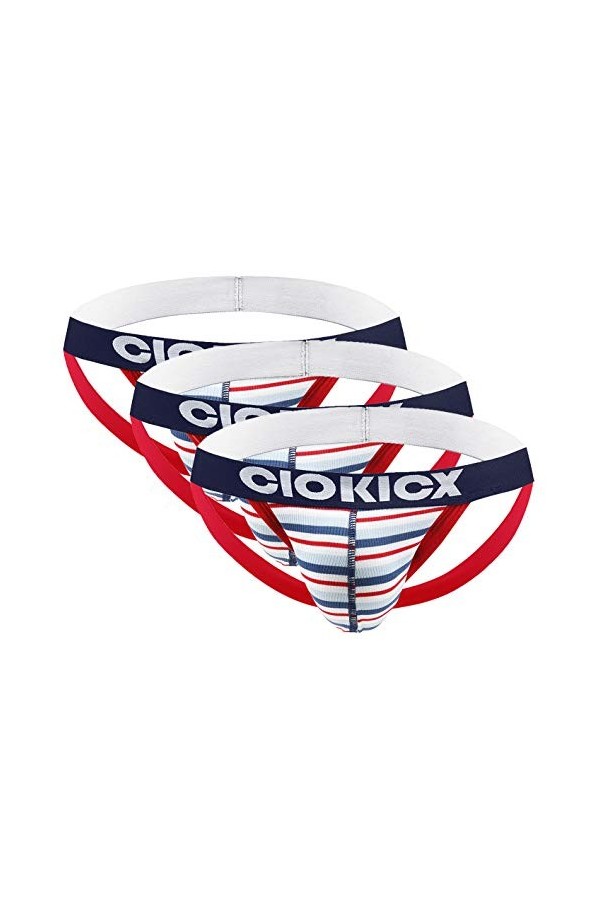 FEOYA- Homme Thong Sexy Évider Coton Briefs Taille Basse G-String Jockstrap String Tanga Pouch T-Back Mini Slip Homme Sexy Sl