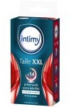 INTIMY - Préservatifs taille XXL, x14 - Préservatifs Extra Large Lubrifiés Avec Réservoir - Surface Lisse - Latex de Qualité 