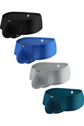 iKingsky Caleçon Coquine pour Hommes Sexy Hommes Sous-vêtements Dos Brésilien Taille Basse Pouch Tanga Sous-vêtement, Lot de 